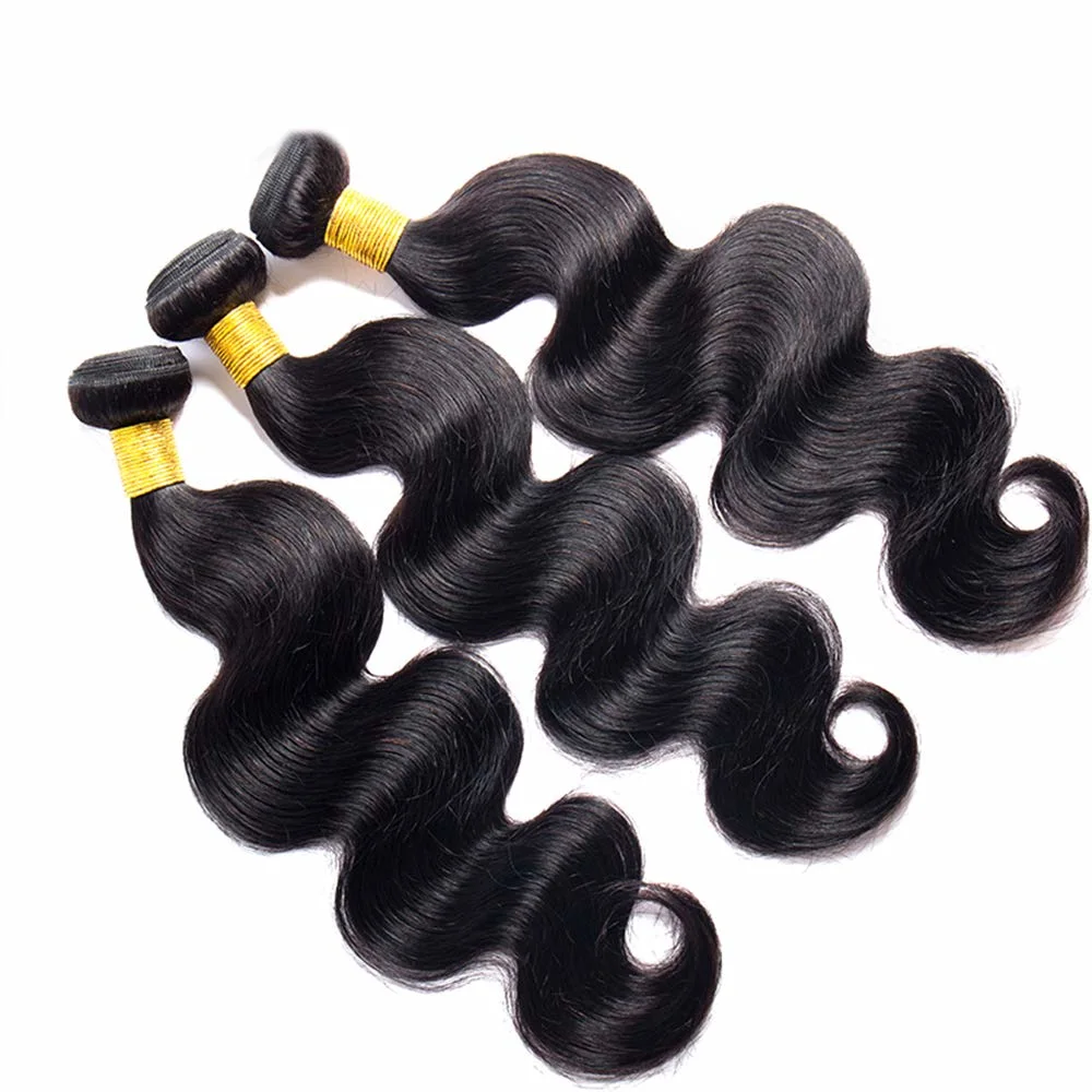 Body Wave Extension Human Hair Bundles Unprocessed 100% Brazilian Virgin Remy Hair Weave Bundles Natural Raw Hair Extensions Body Wave Hair Bundles