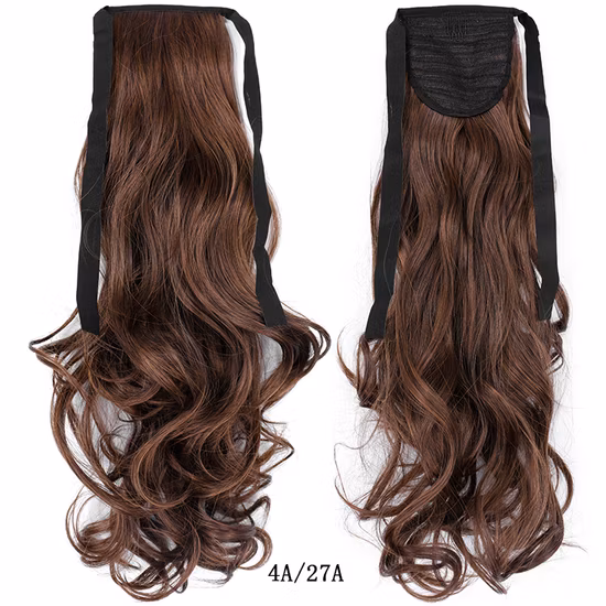 Cola de caballo 100% Cinta vietnamita Cabello real Extensiones de cola de caballo dibujadas dobles