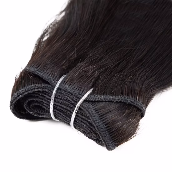 Color 4 0.4cm Ancho Adhesivo Remy Cabello PU Trama Recta Cinta Humana Ventas al por mayor Extensión de cabello chino para cabello fino