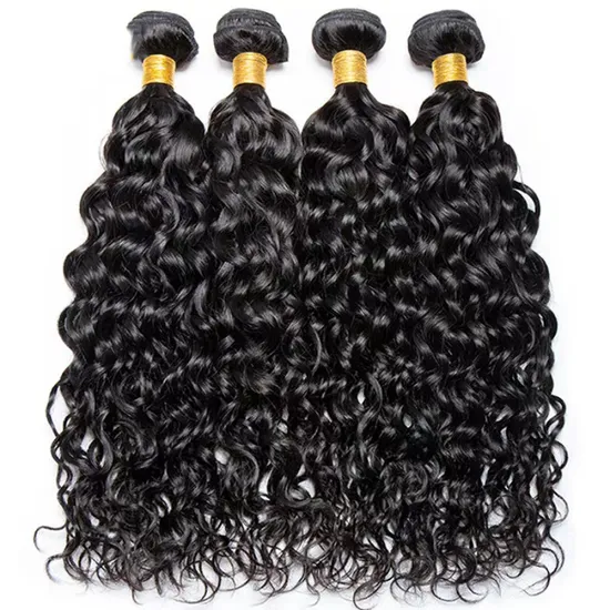 Paquetes de cabello brasileño húmedo y ondulado con ondas de agua y extensión de tejidos